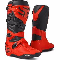 FOX Comp Bottes de motocross, rouge, taille 50 pour Hommes