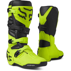 FOX Comp Bottes de motocross, noir-jaune, taille 48 pour Hommes
