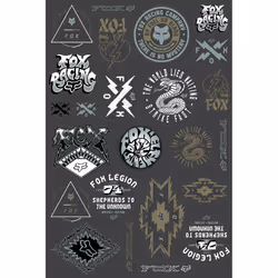 FOX Cascadia Ensemble d’autocollants, multicolore pour Hommes