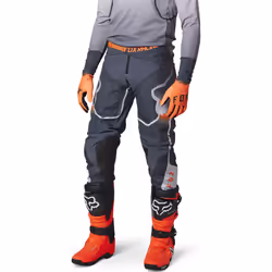 FOX 360 Vizen Pantalon de motocross, gris-orange, taille 28 pour Hommes