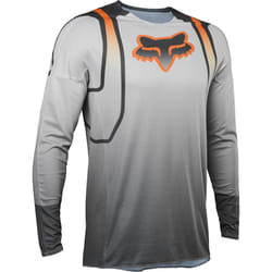 FOX 360 Vizen Maillot de motocross, gris-orange, taille M pour Hommes