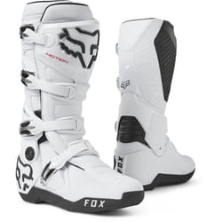 FOX Motion Bottes de motocross, blanc, taille 45 pour Hommes