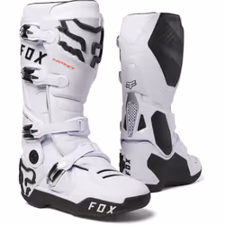 FOX Instinct Bottes de motocross, blanc, taille 45 pour Hommes - Vue supplémentaire 3
