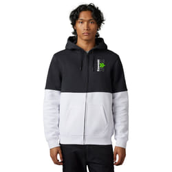 FOX X Kawi Sweat à capuche Zip, noir-blanc, taille L pour Hommes