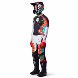 FOX 360 Syz Maillot de motocross, noir-blanc, taille L pour Hommes - Vue supplémentaire 6
