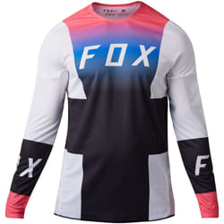 FOX 360 Horyzn Maillot de motocross, noir-blanc, taille L pour Hommes