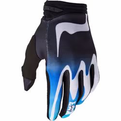 FOX 180 Kozmik Gants de motocross, noir-blanc, taille 2XL pour Hommes