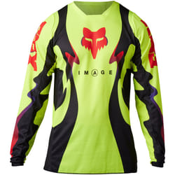 FOX 180 Kozmik Maillot de motocross, jaune, taille S pour Hommes