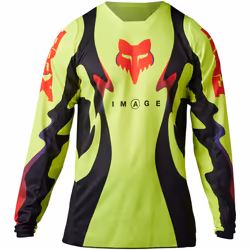 FOX 180 Kozmik Maillot de motocross, jaune, taille S pour Hommes