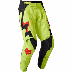 FOX 180 Kozmik Pantalon de motocross, jaune, taille 28 pour Hommes