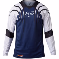 FOX 180 GOAT Strafer Maillot de motocross, bleu, taille XL pour Hommes