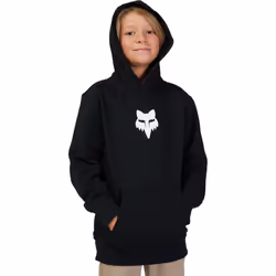 FOX Legacy Sweat à capuche pour les jeunes, noir-blanc, taille L