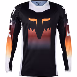 FOX 180 Flora Maillot de motocross, noir, taille XL pour Hommes