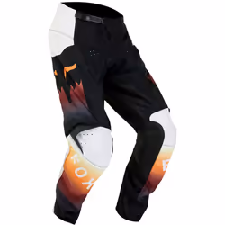 FOX 180 Flora Pantalon de motocross, noir-blanc, taille 26 pour Hommes