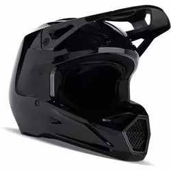 FOX V1 Solid Casque de motocross, noir, taille 2XL pour Hommes - Vue supplémentaire 2