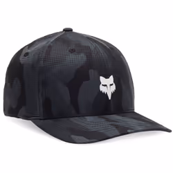 FOX Head Camo Tech Flexfit Casquette, vert-brun, taille S M pour Hommes