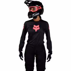 FOX 180 Blackout 2023 Maillot de motocross féminin, noir, taille XL pour Femmes