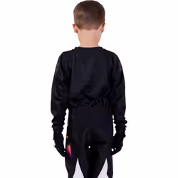 FOX 180 Blackout Maillot de motocross pour enfants, noir, taille M pour Des gamins