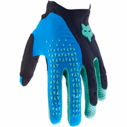 FOX Pawtector Gants de motocross, noir-bleu, taille M pour Hommes
