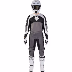 FOX 180 Nitro Pantalon de motocross, noir-gris-blanc, taille 26 pour Hommes