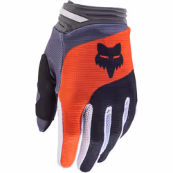 FOX 180 Ballast Gants de motocross pour jeunes, noir-gris-orange, taille S