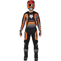 FOX 180 Ballast Pantalon de motocross, noir-gris, taille 28 pour Hommes