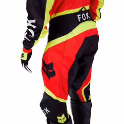 FOX 180 Ballast Pantalon de motocross, noir-rouge, taille 34 pour Hommes