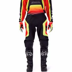 FOX 180 Ballast Pantalon de motocross, noir-rouge, taille 36 pour Hommes