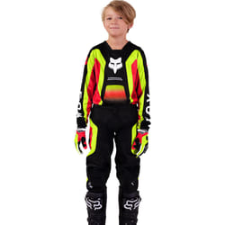 FOX 180 Ballast Pantalon de motocross pour les jeunes, noir-rouge, taille 28