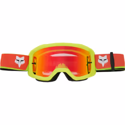 FOX Main Ballast Spark Lunettes de motocross, rouge-jaune pour Hommes