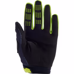 FOX 180 Flora Ladies Gants de motocross, noir-bleu-jaune, taille L pour Femmes