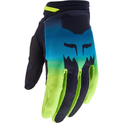 FOX 180 Flora Gants de motocross filles, noir-bleu-jaune, taille S pour Les filles