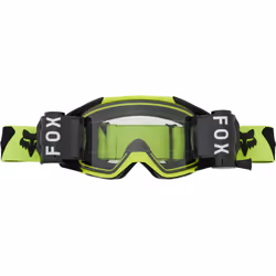 FOX Vue Roll Off Lunettes de motocross, noir-jaune pour Hommes