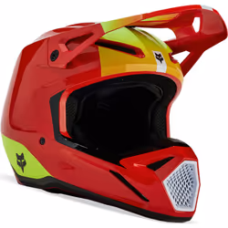 FOX V1 Ballast MIPS Casque de motocross pour les jeunes, rouge-jaune, taille S