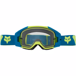 FOX Vue Core Lunettes de motocross, bleu-jaune pour Hommes
