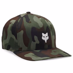 FOX Head Camo Tech Flexfit Casquette, vert-brun, taille S M pour Hommes