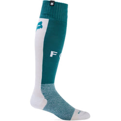 FOX 360 Core Chaussettes de motocross, blanc-bleu, taille M pour Hommes