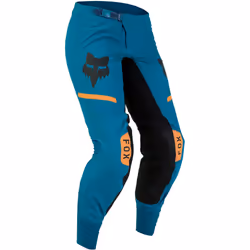 FOX Flexair Optical Pantalon de motocross pour dames, noir-bleu, taille L 34 pour Femmes
