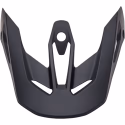 FOX V3 RS Solid Casque Peak, noir, taille L pour Hommes