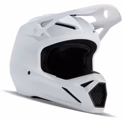 FOX V1 Solid Casque de motocross, blanc, taille 2XL pour Hommes