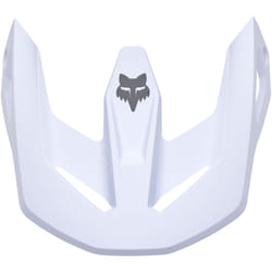 FOX V1 Solid Casque Peak, blanc, taille L pour Hommes