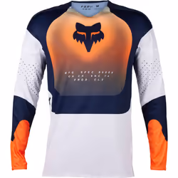 FOX 360 Revise Maillot de motocross, bleu-orange, taille 2XL pour Hommes