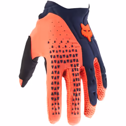 FOX Pawtector Gants de motocross, bleu-orange, taille L pour Hommes