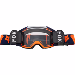 FOX Vue Roll Off Lunettes de motocross, bleu-orange pour Hommes