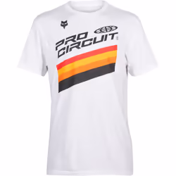 FOX Pro Circuit Premium 2023 T-shirt, blanc, taille M pour Hommes