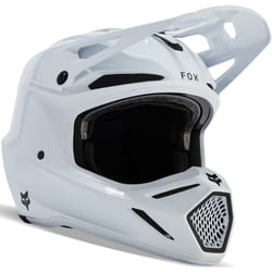 FOX V3 RS Carbon Solid MIPS Casque de motocross, blanc, taille XS pour Hommes