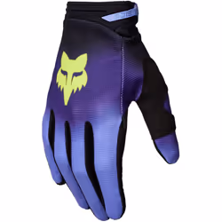 FOX 180 Interfere Gants de motocross, noir-bleu, taille 2XL pour Hommes