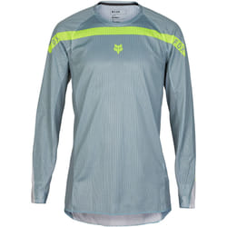 FOX Airline Aviation Maillot de motocross, gris, taille XL pour Hommes