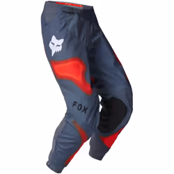 FOX 360 Volatile Pantalons de motocross, gris-rouge, taille 34 pour Hommes