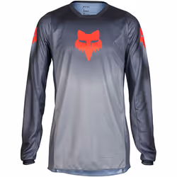 FOX 180 Interfere Maillot de motocross, gris-rouge, taille M pour Hommes